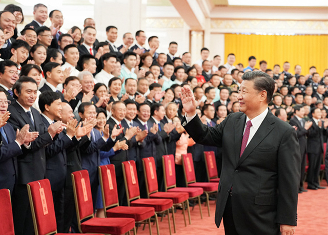 習總書記親切會見慶祝活動籌辦工作各方面代表