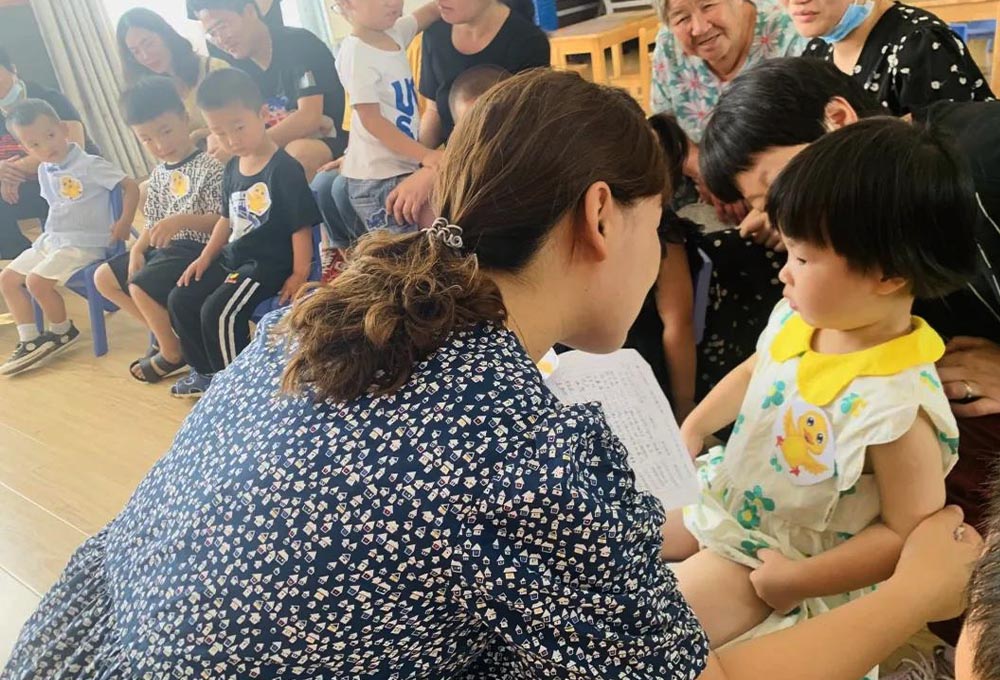 親子戶(hù)內(nèi)活動(dòng)現(xiàn)場(chǎng)